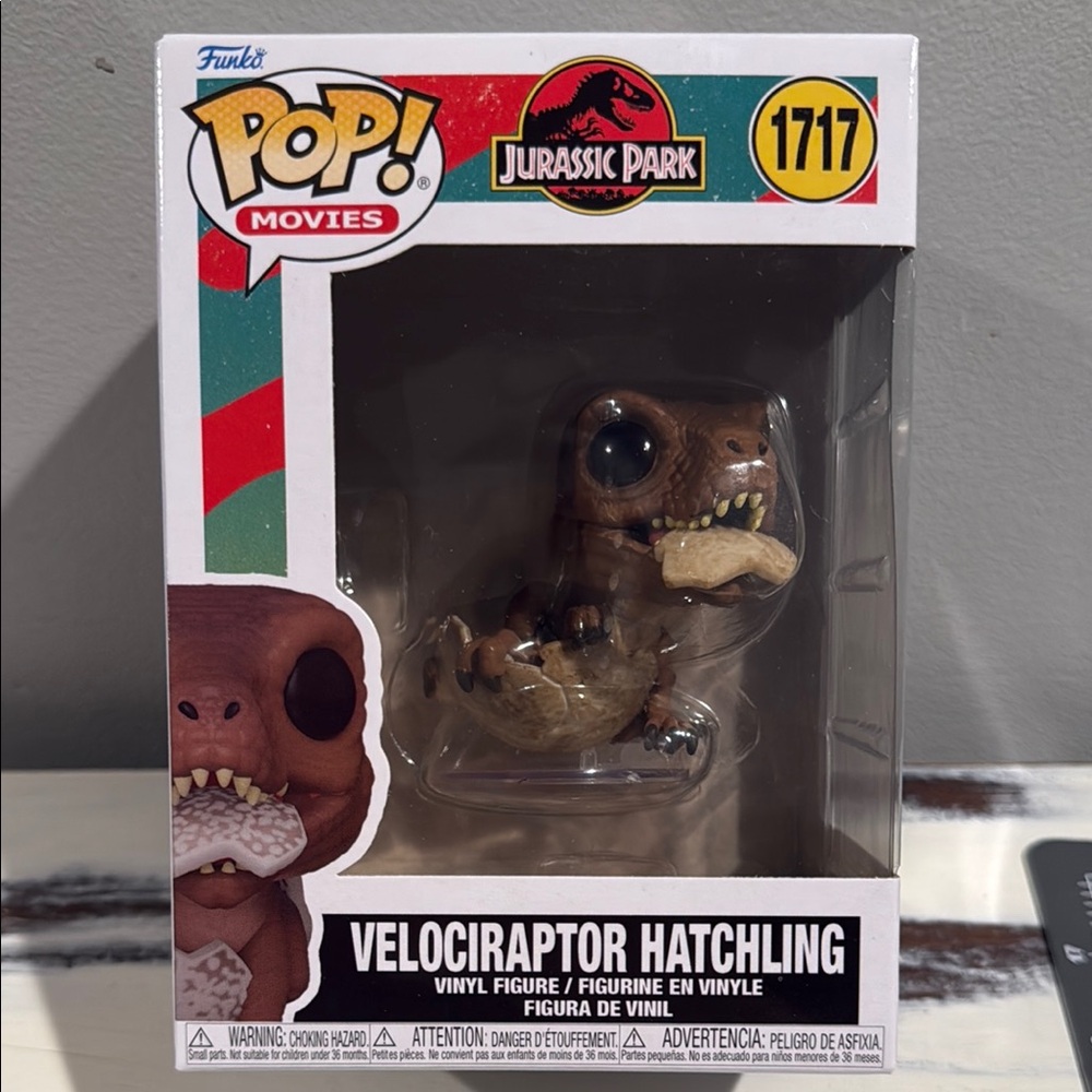 Funko Pop #1717 Jurassic Park Velociraptor Hatchling
